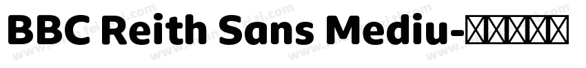 BBC Reith Sans Mediu字体转换